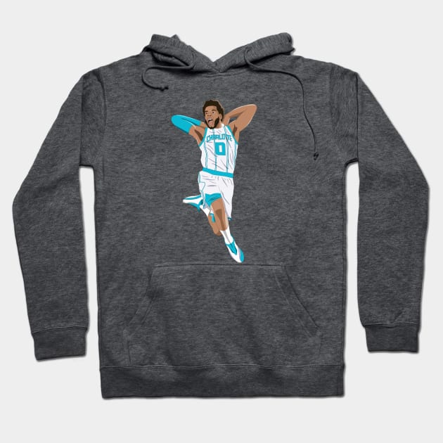 Miles Bridges Art Hoodie by mnaperdraws